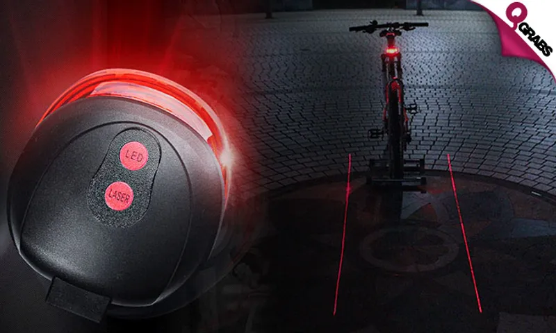 LED/Laser Bike Light!